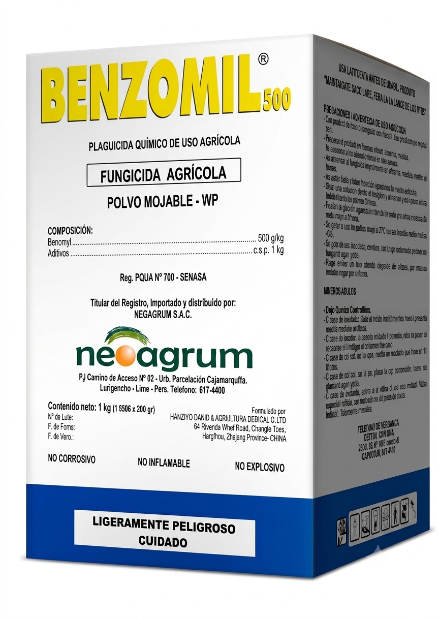 BENZOMIL 500 X 1KG (Fungicida Preventivo y Sistemico)
